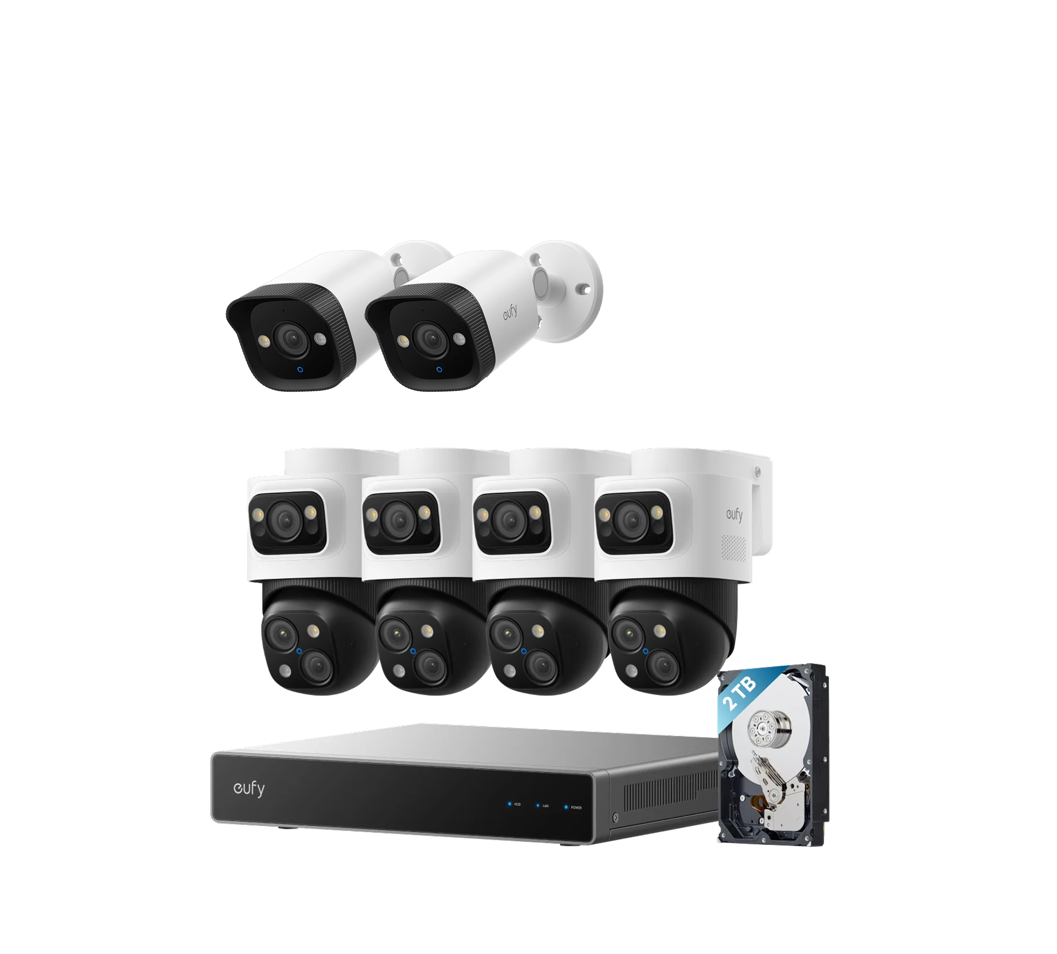 eufy-s4-max-poe-nvr-kit-6-cam-ras-2x-bullet-e40-4k image 1