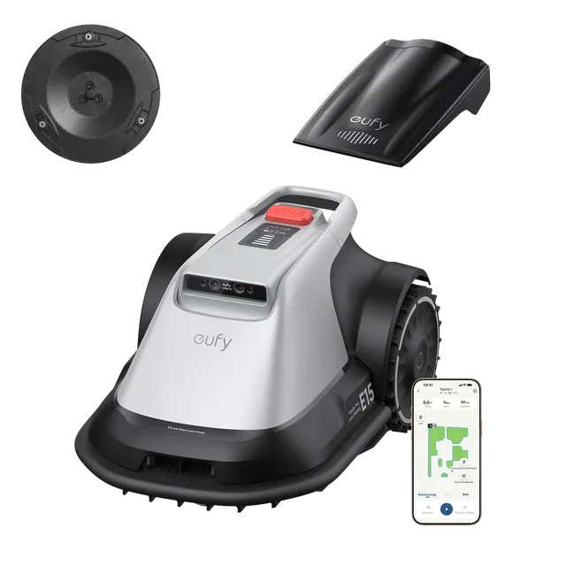 eufy-robot-tondeuse-e15-kit-disque-complet-sans-c-ble-fsd-pure-vision image 1