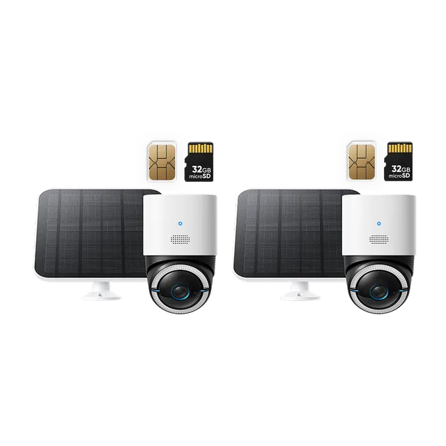 eufy-4g-lte-cam-s330-cam-ra-ext-rieure-solaire-4g-wi-fi-pack-2-cam-ras image 1