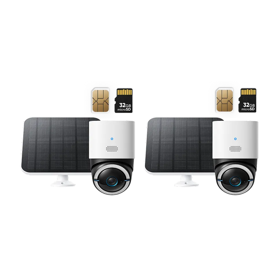 eufy-4g-lte-cam-s330-cam-ra-ext-rieure-solaire-4g-wi-fi-pack-2-cam-ras image 1
