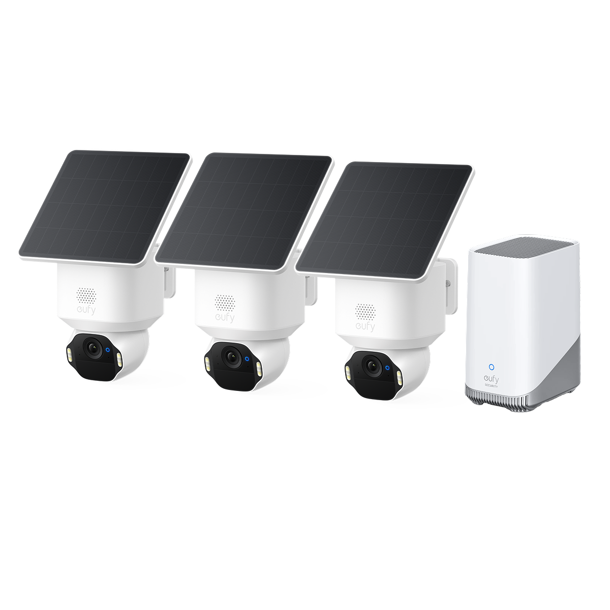 eufy-security-solocam-e42-4k-uhd-kit-2-cam-ras-homebase-s380-smart-display image 4