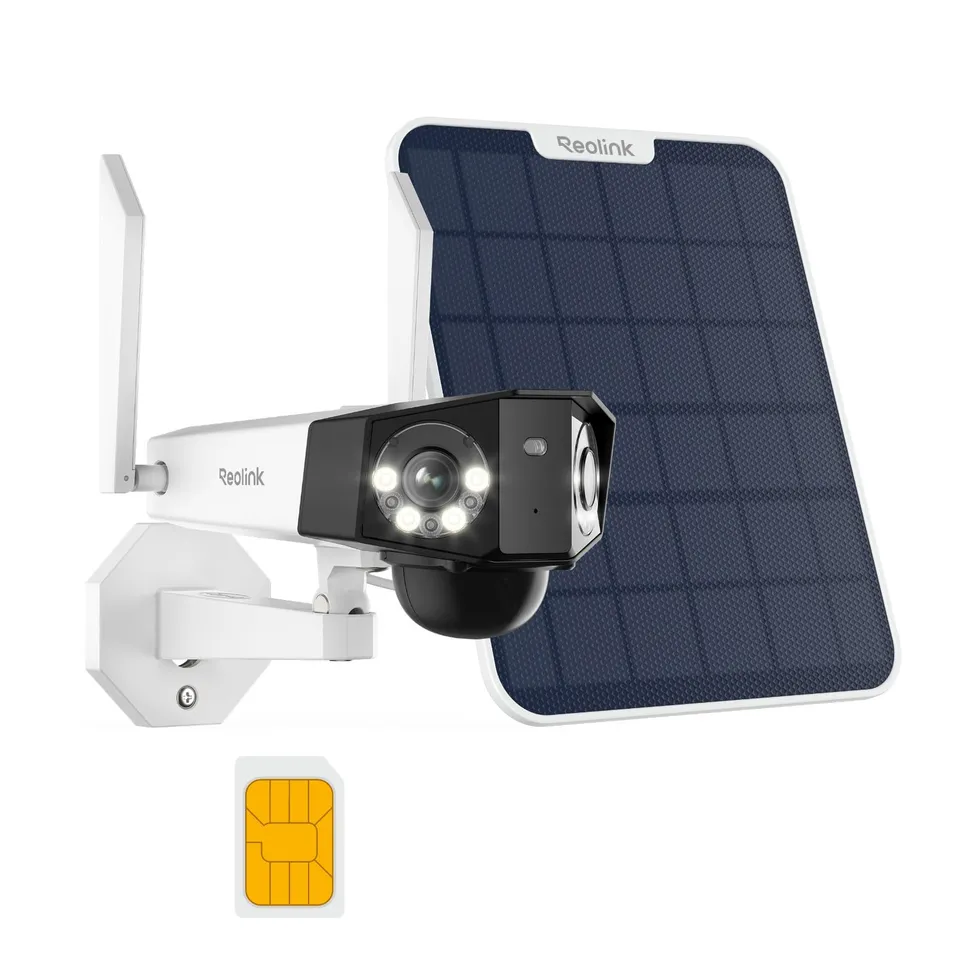 reolink-duo-2-lte-panneau-solaire-cam-ra-ext-rieure-4g-solaire-4k-double-objecti image 1