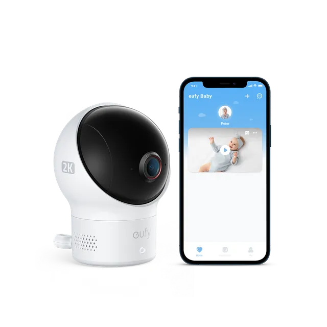 eufy-baby-2k-babyphone-cam-ra-wifi-pan-tilt-avec-d-tection-pleurs-ai image 1