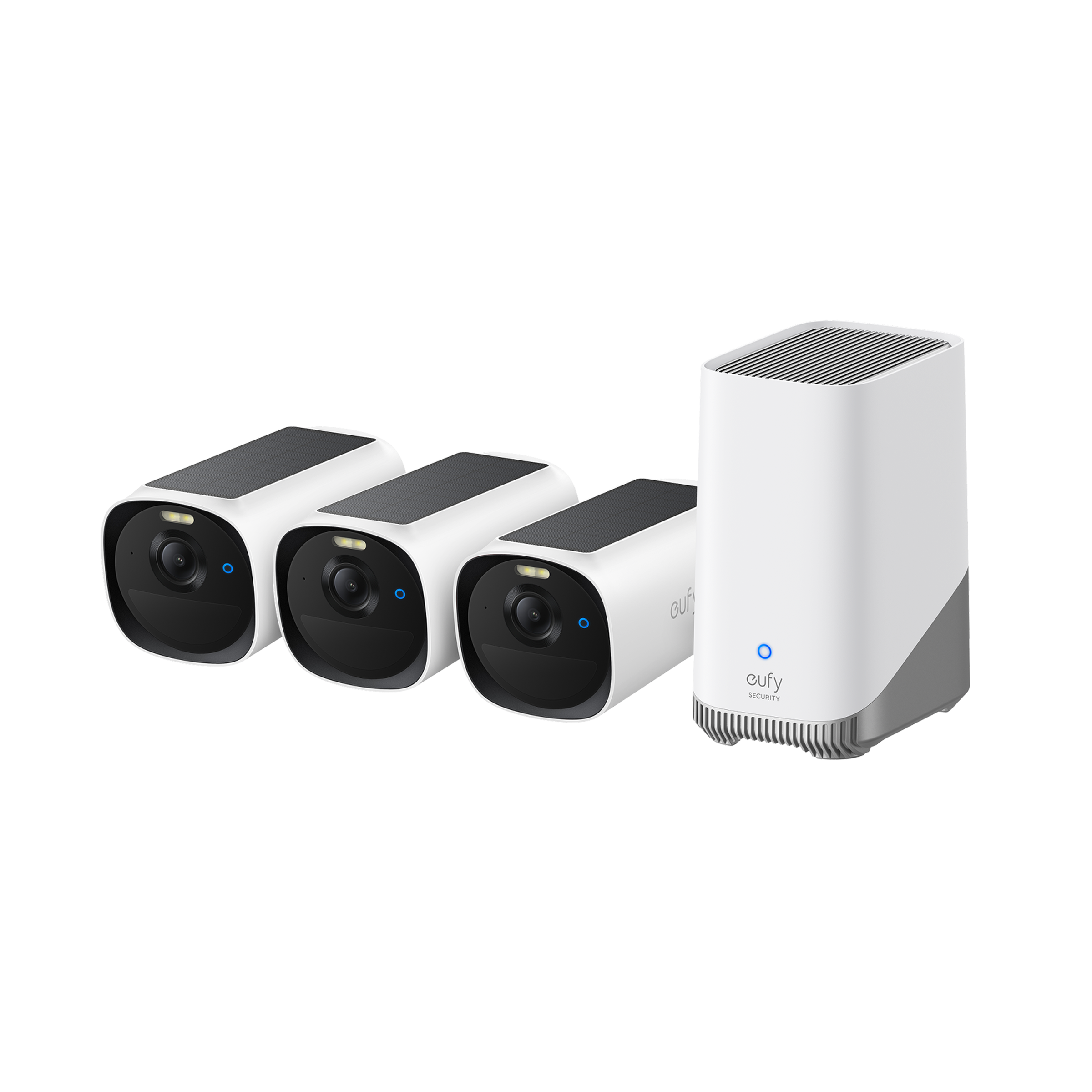 eufy-eufycam-e40-kit-3-cam-ras-homebase-s380-solaire-2k image 1