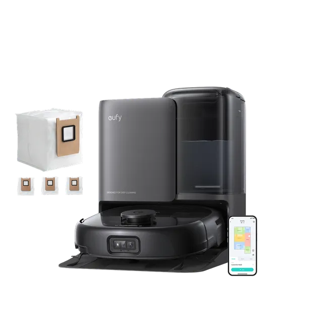 eufy-omni-e25-robot-aspirateur-laveur-avec-vidange-auto-sacs-poussi-re image 1