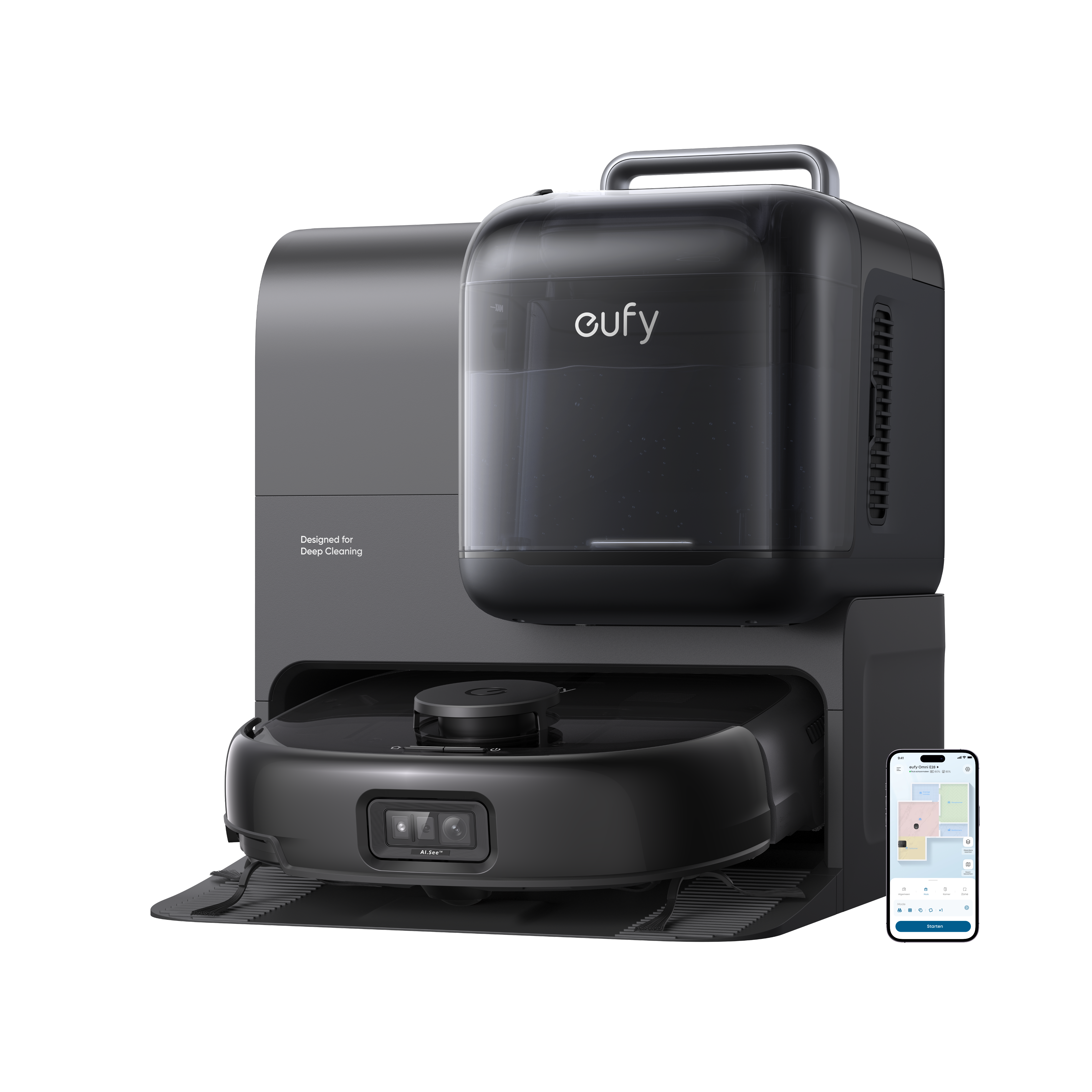 eufy-omni-e28-solution-nettoyage-aspirateur-robot-laveur-20000-pa-avec-station image 3