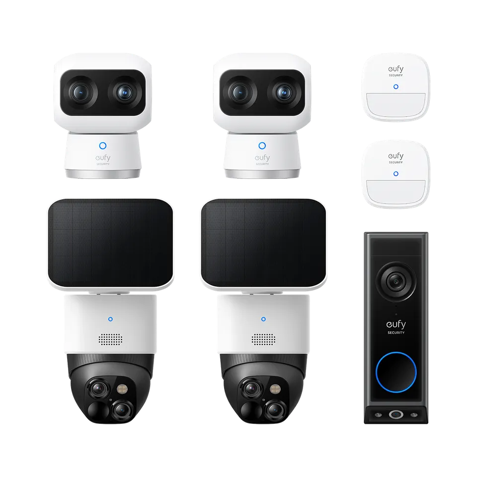 eufy-solocam-s340-whole-protection-s-delux-bundle-2-cam-ras-solaires-3k-360 image 1