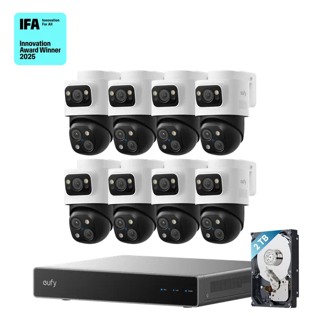 eufy-poe-nvr-security-system-s4-max-4-cam-ras-poe-s4-syst-me-nvr-filaire-4k-trip image 1