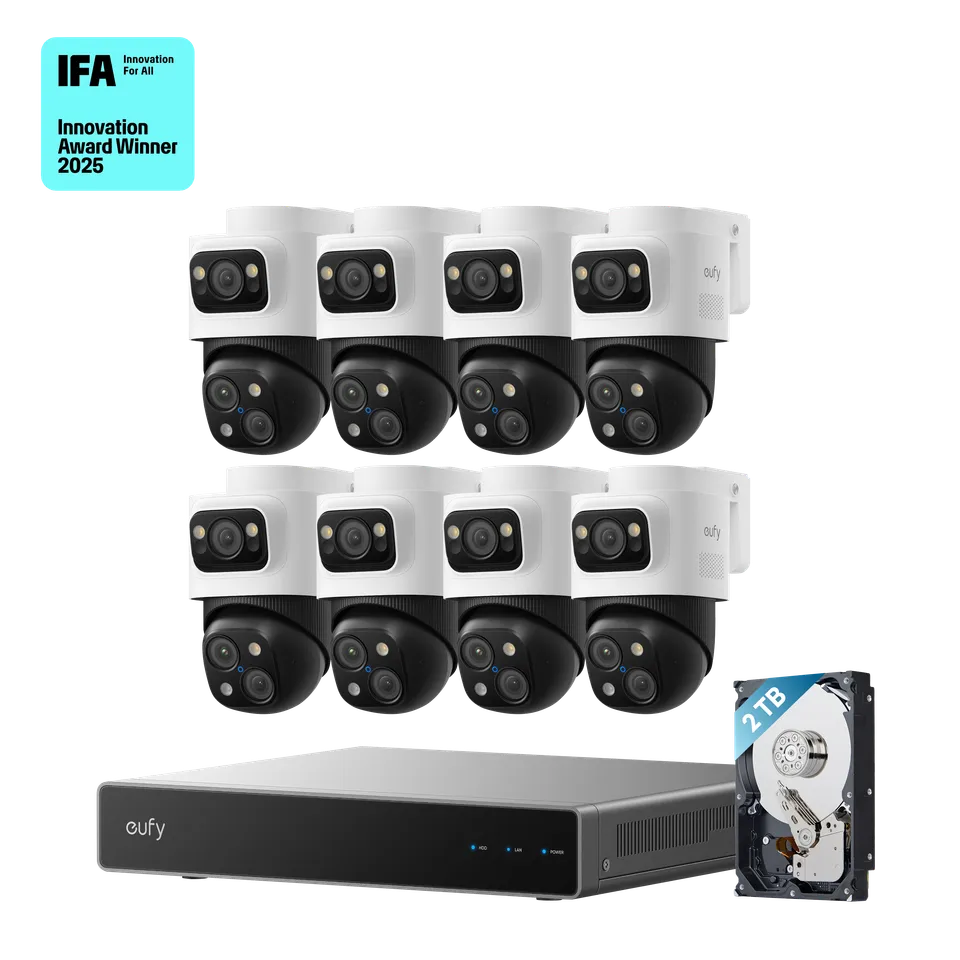 eufy-poe-nvr-security-system-s4-max-4-cam-ras-poe-s4-syst-me-nvr-filaire-4k-trip image 1