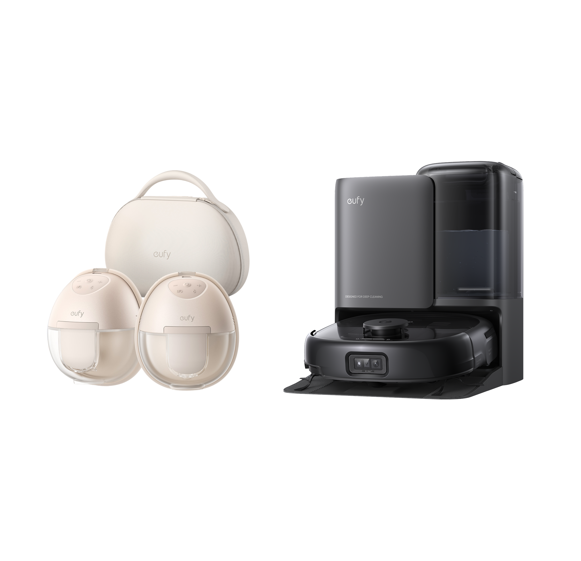 eufy-omni-e25-robot-aspirateur-laveur-tire-lait-portable-s1-pro image 1