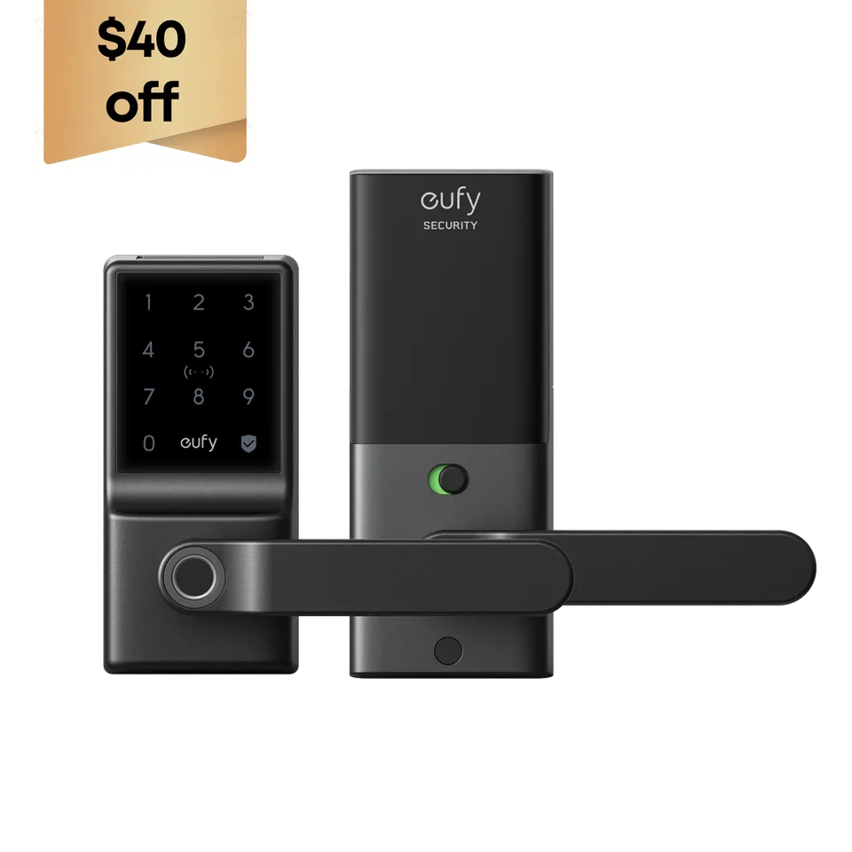 eufy-smart-lock-c33-serrure-connect-e-avec-empreinte-digitale-et-poign-e-int-gr- image 1