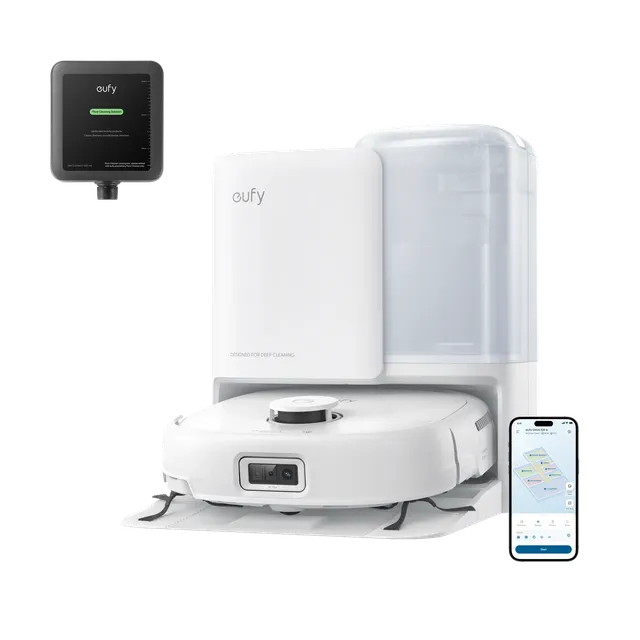 eufy-robot-vacuum-omni-e25-blanc-aspirateur-robot-laveur-avec-nettoyant-sol image 1