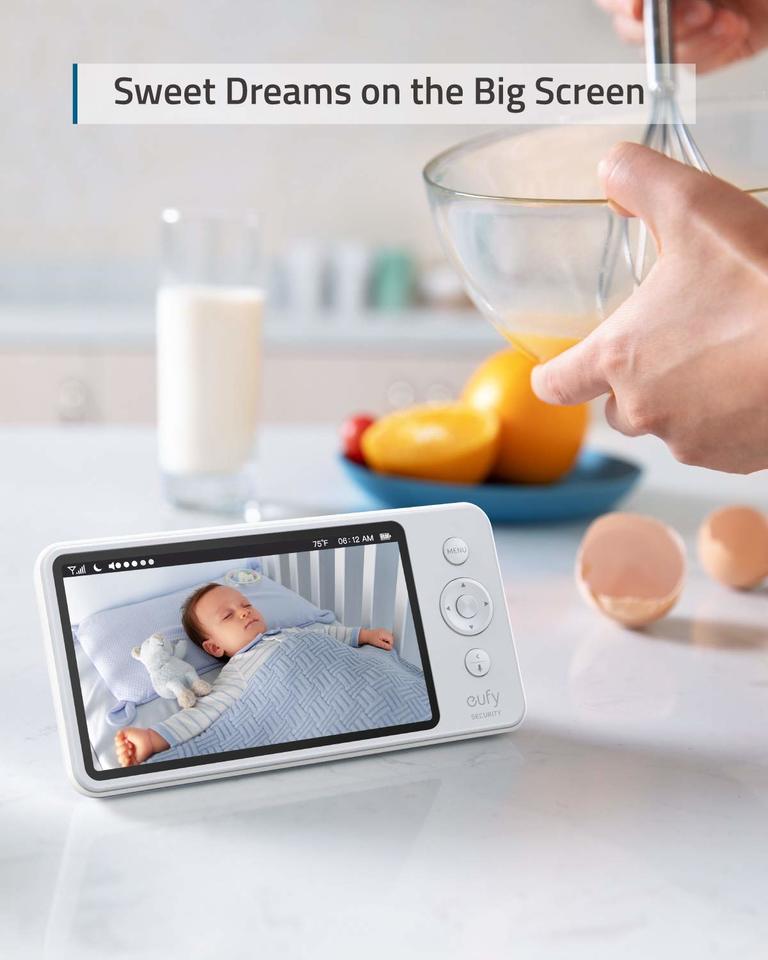 eufy-baby-monitor-e110-lot-2-cam-ras-moniteur-vid-o-b-b-5-720p image 3
