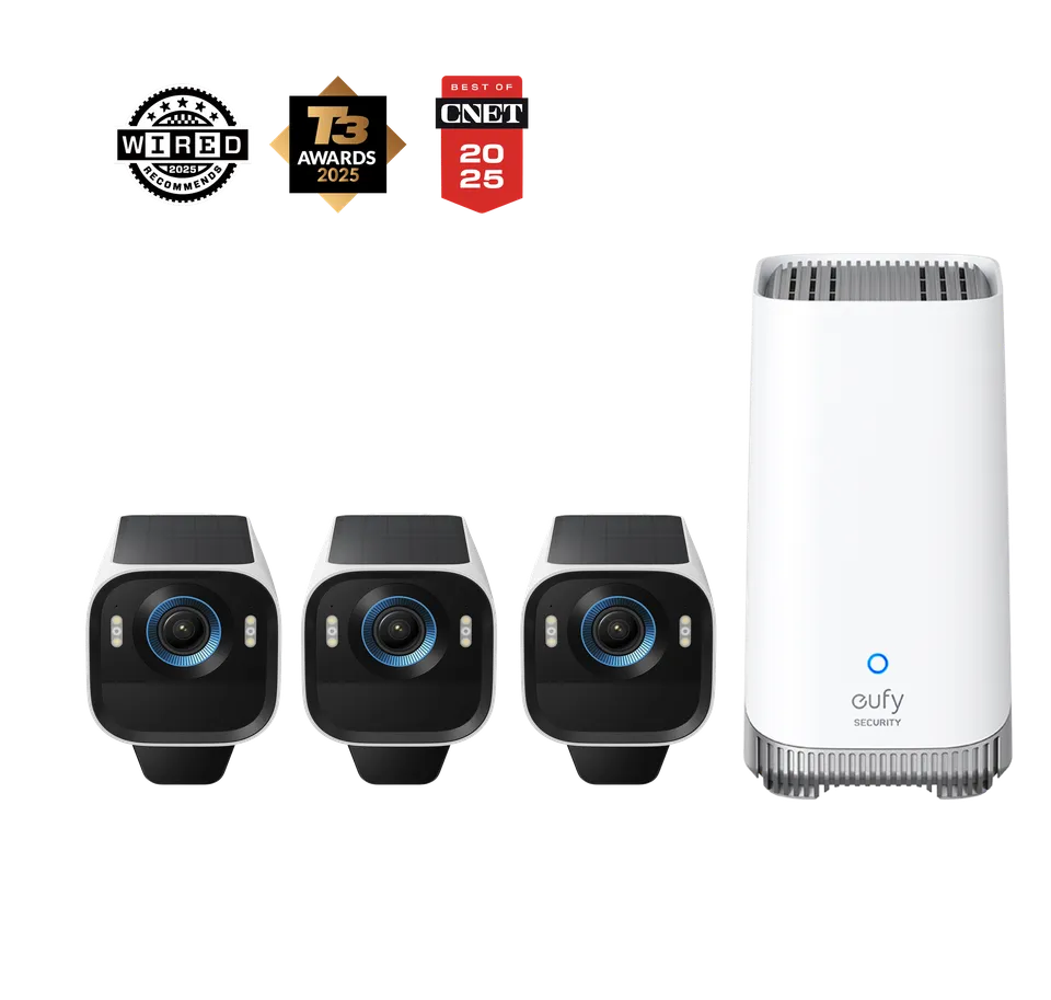 eufycam-s3-pro-kit-3-cam-ras-4k-maxcolor-vision-solaire image 1