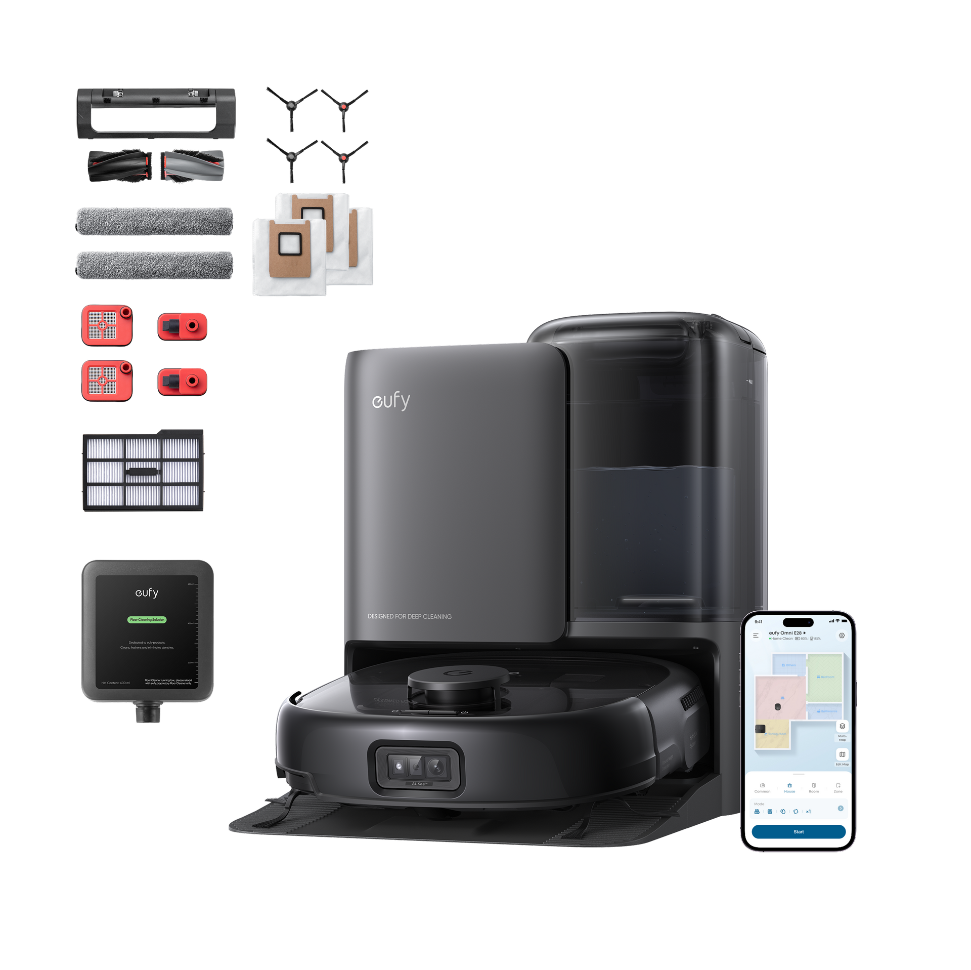 eufy-omni-e25-robot-aspirateur-laveur-avec-kit-accessoires-complet image 5