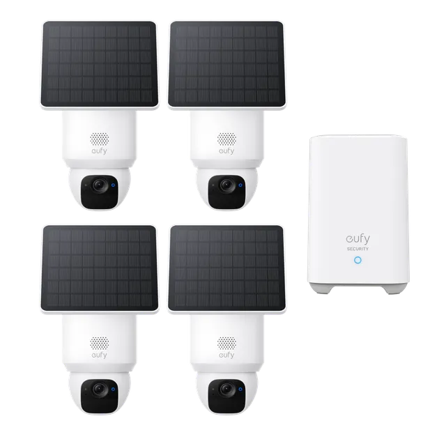 eufy-solocam-e30-pack-4-cam-ras-2k-360-homebase-2 image 1