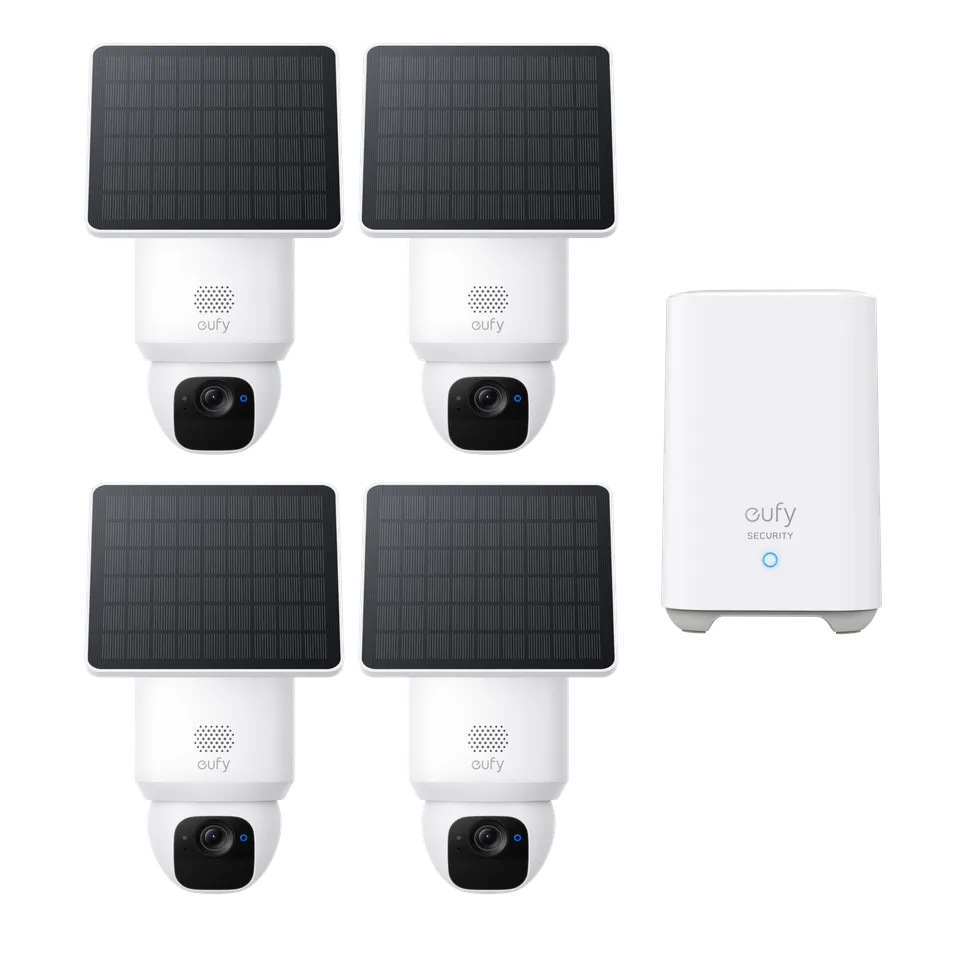 eufy-solocam-e30-pack-4-cam-ras-2k-360-homebase-2 image 1