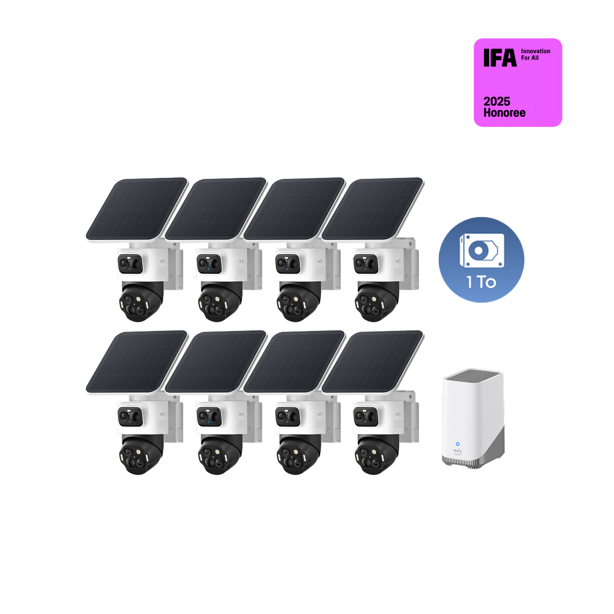 eufy-eufycam-s4-kit-8-cam-ras-bullet-ptz-disque-dur-1-to image 1
