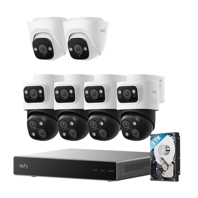 eufy-s4-max-syst-me-poe-nvr-2-cam-ras-tourelle-4k image 1