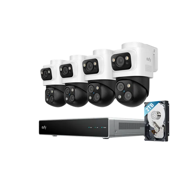 eufy-nvr-security-system-s4-max-cam-ra-bullet-ptz-triple-objectif-4k image 1