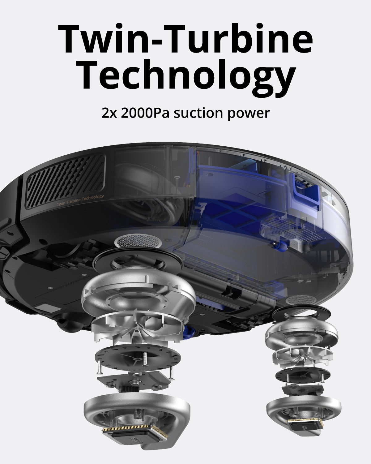 eufy-clean-robovac-x8-aspirateur-robot-double-turbine-2x-2000-pa image 2
