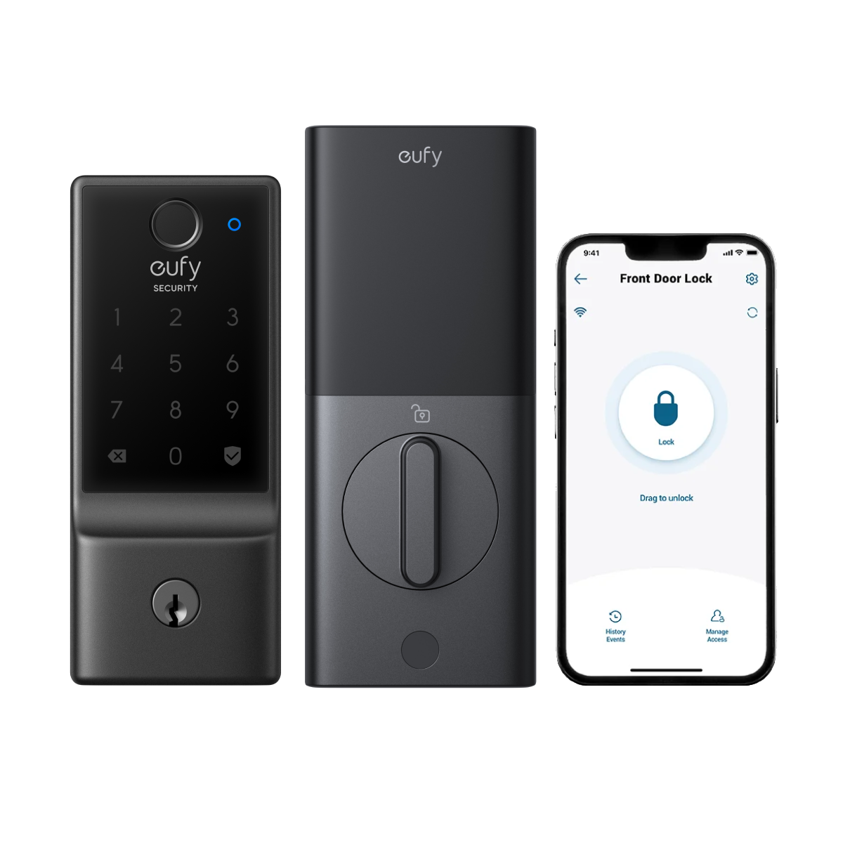 eufy-smart-lock-c220-serrure-empreinte-digitale-5-en-1-8-mois-autonomie image 2