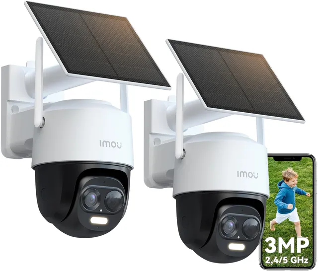 imou-cell-pt-2c-cam-ra-surveillance-wifi-ext-rieure-solaire-2k-3mp-360 image 1