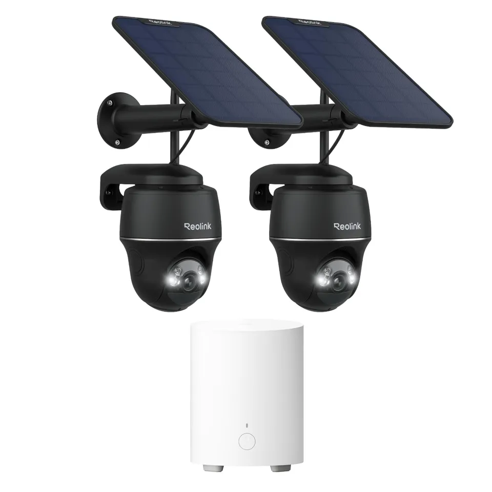 reolink-kit-2-1-argus-pt-sp-5mp-home-hub-mini-syst-me-solaire-360-sans-abonnemen image 1