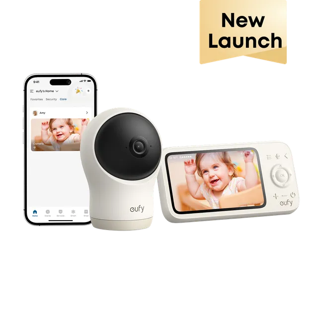 eufy-c10-moniteur-b-b-vid-o-intelligent-4-5-avec-cam-ra-pan-tilt-2k image 1