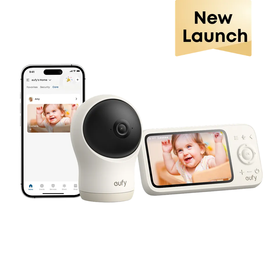 eufy-c10-moniteur-b-b-vid-o-intelligent-4-5-avec-cam-ra-pan-tilt-2k image 1