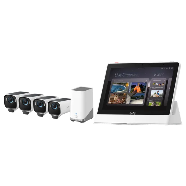 eufy-cran-connect-smart-display-kit-4-cam-ras-eufycam-s3-pro image 1