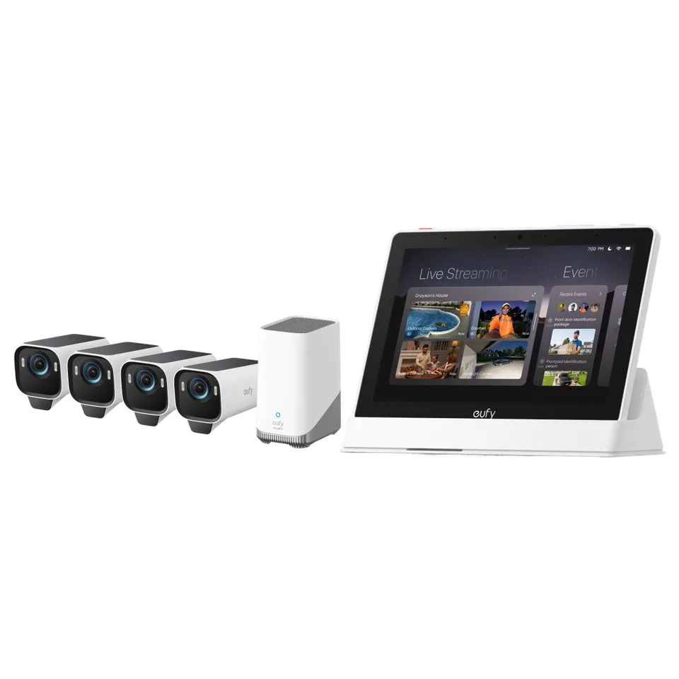 eufy-cran-connect-smart-display-kit-4-cam-ras-eufycam-s3-pro image 1