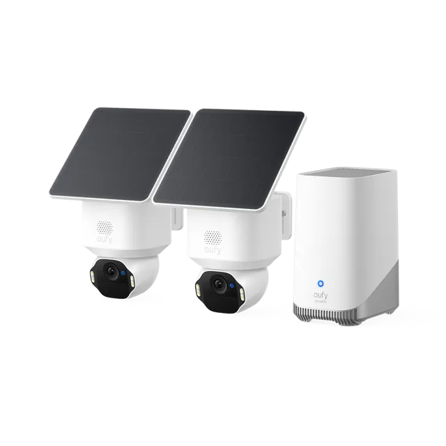 eufy-solocam-e42-kit-2-cam-ras-4k-uhd-avec-homebase-s380 image 1