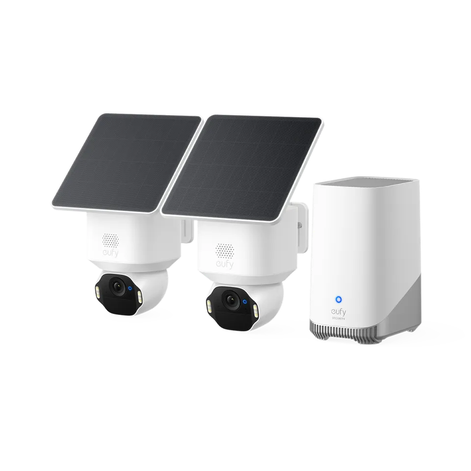 eufy-solocam-e42-kit-2-cam-ras-4k-uhd-avec-homebase-s380 image 1
