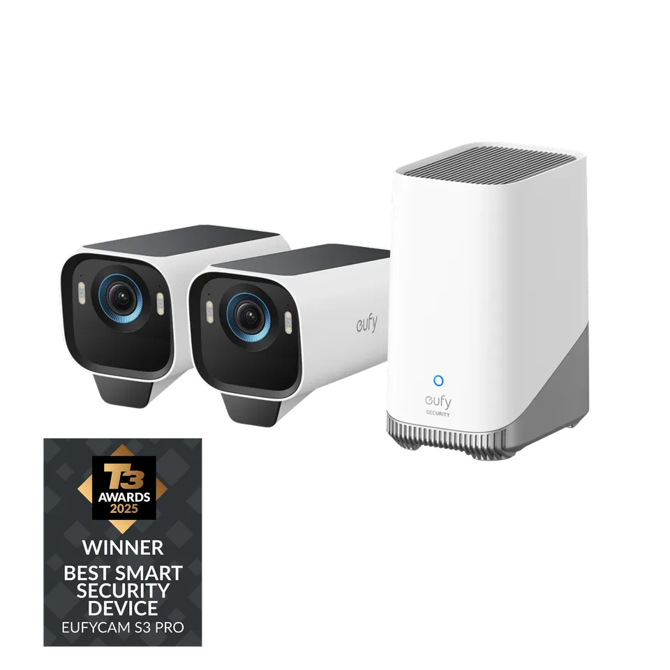 eufy-eufycam-s3-pro-2-cam-kit-cam-ra-ext-rieure-4k-solaire-maxcolor-vision image 1