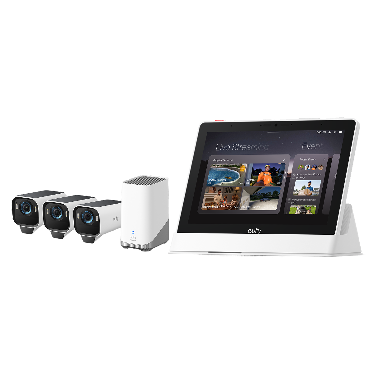 eufy-smart-display-e10-kit-2-cam-ras-eufycam-s3-pro image 4