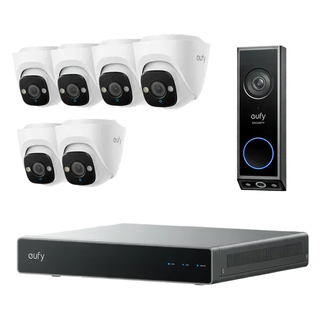 eufy-poe-nvr-syst-me-vid-osurveillance-e41-kit-6-cam-ras-turret-e41-4k-sonnette- image 1