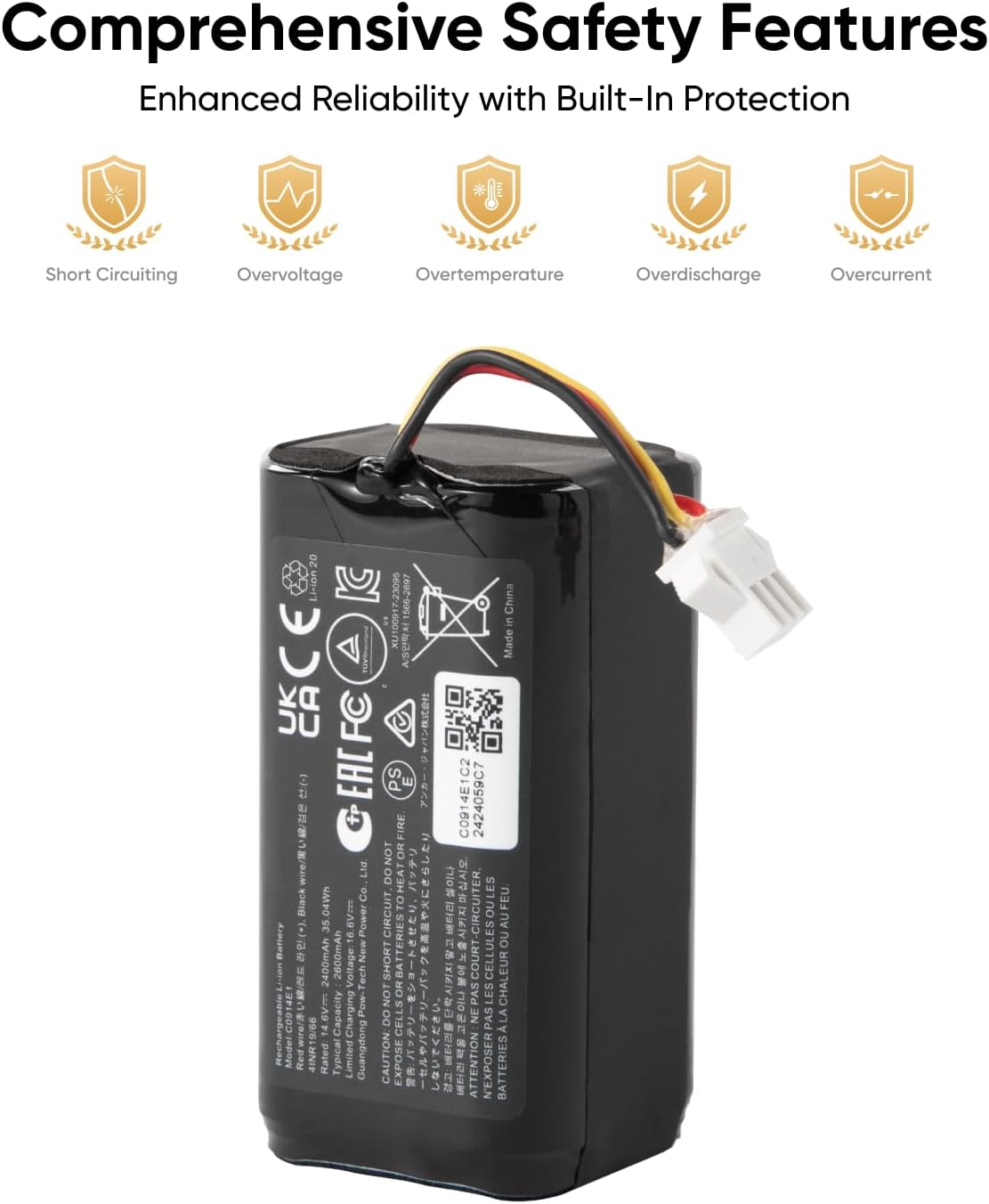 eufy-batterie-de-remplacement-pour-robovac-s-ries-11-15-30-g30-g40 image 3