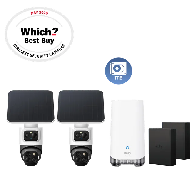 eufycam-s4-essential-whole-home-bundle-kit-2-cam-ras-triple-objectif-2-batteries image 1