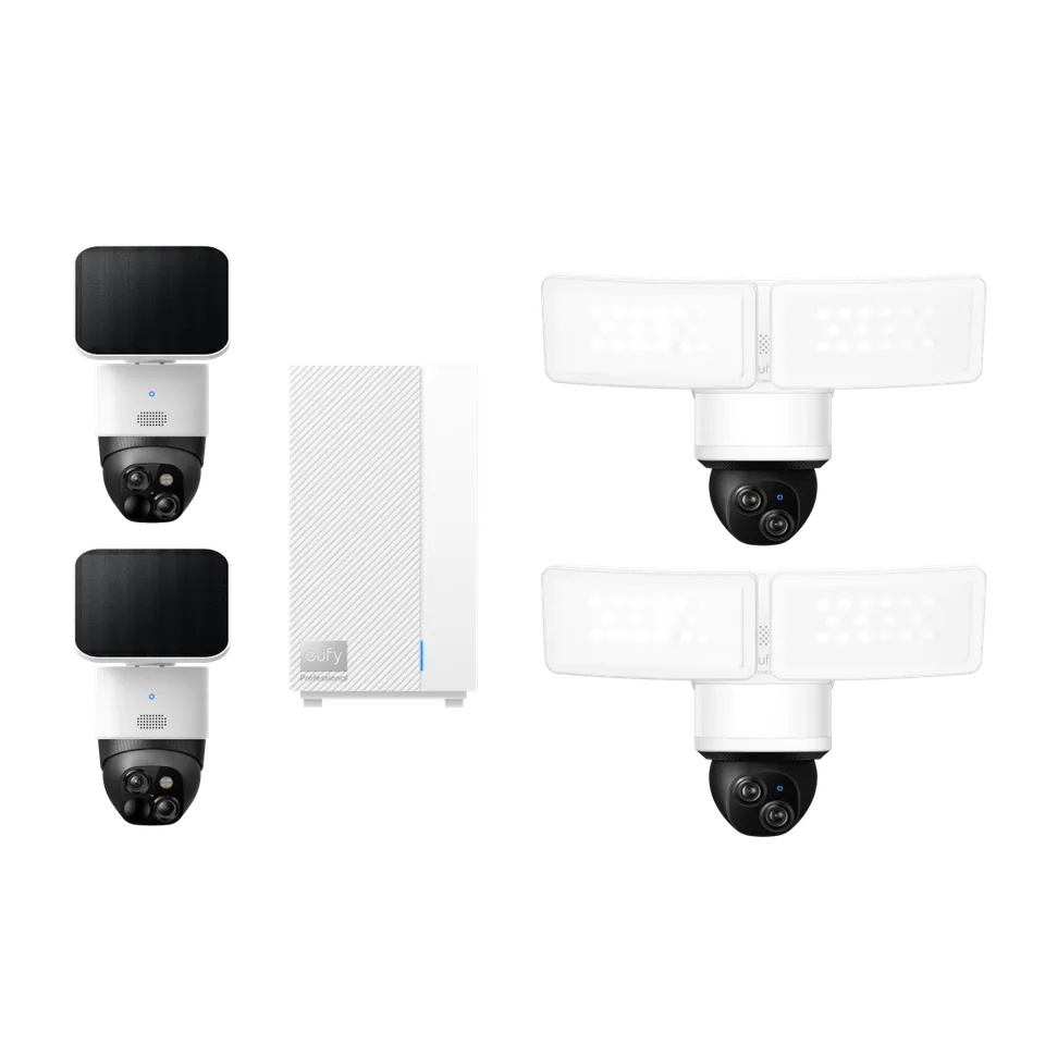 eufy-kit-ext-rieur-famille-4-cam-ras-2-solocam-s340-2-floodlight-e340-homebase-p image 1