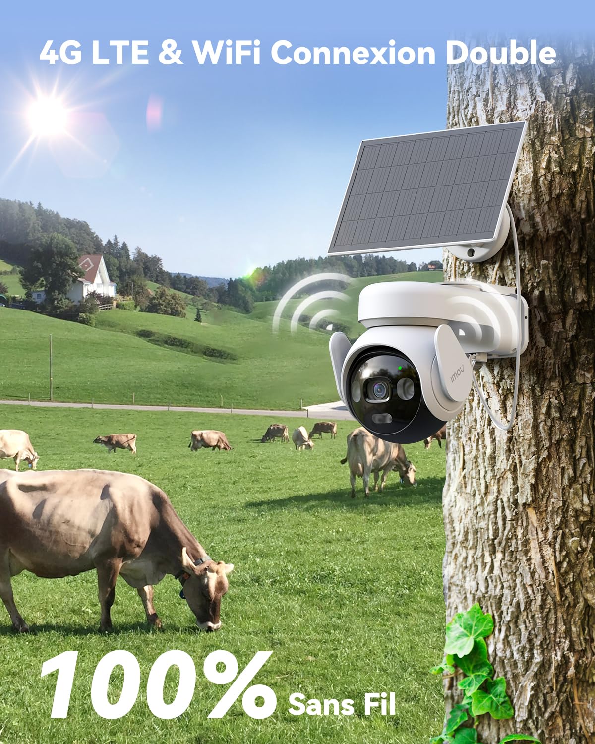 imou-cell-pt-4g-cam-ra-solaire-ext-rieure-3k-5mp-carte-sim-et-sd-incluses image 2