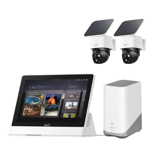 eufy-smart-display-solocam-s340-lot-de-2-homebase-s380-pack-surveillance-4-cam-r image 1