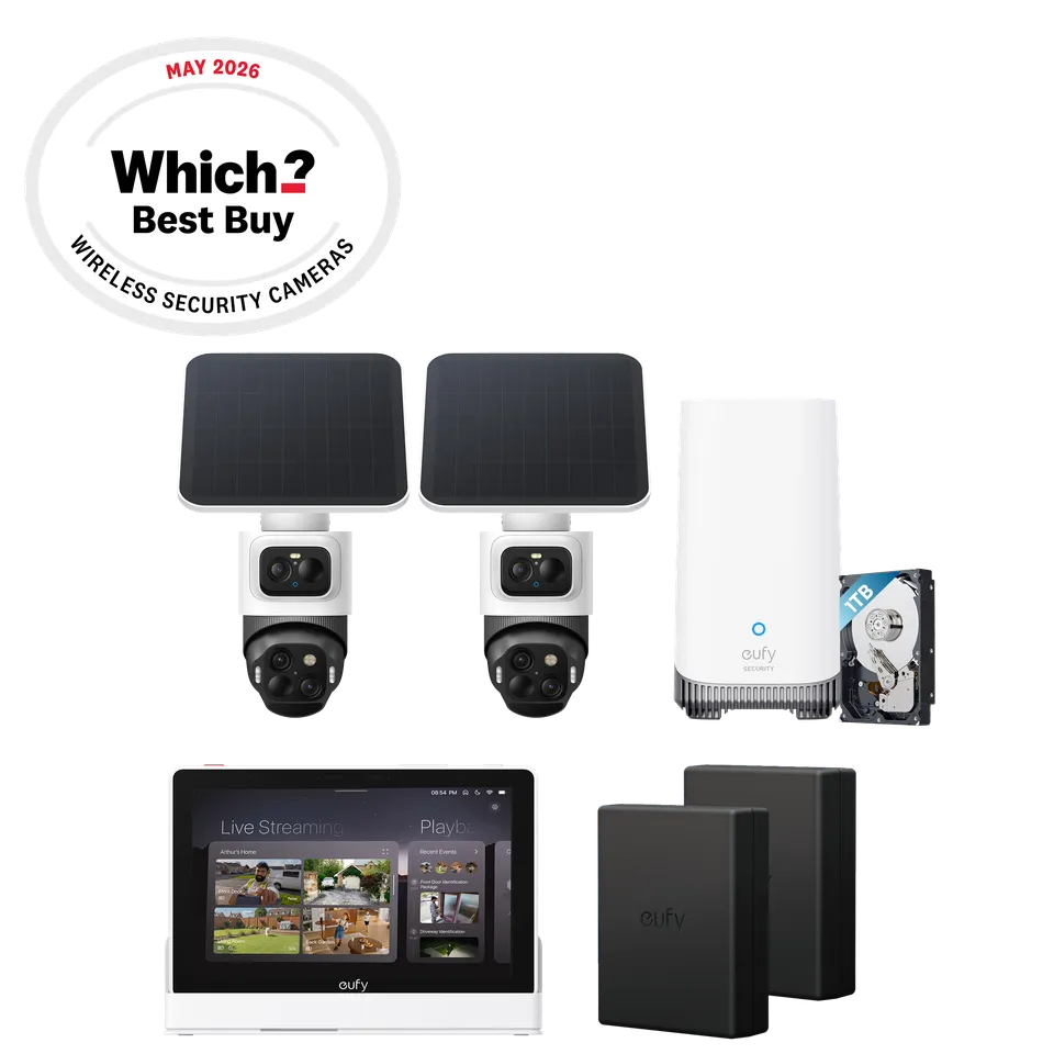 eufy-eufycam-s4-premium-whole-home-bundle-kit-2-cam-ras-cran-1-to image 1