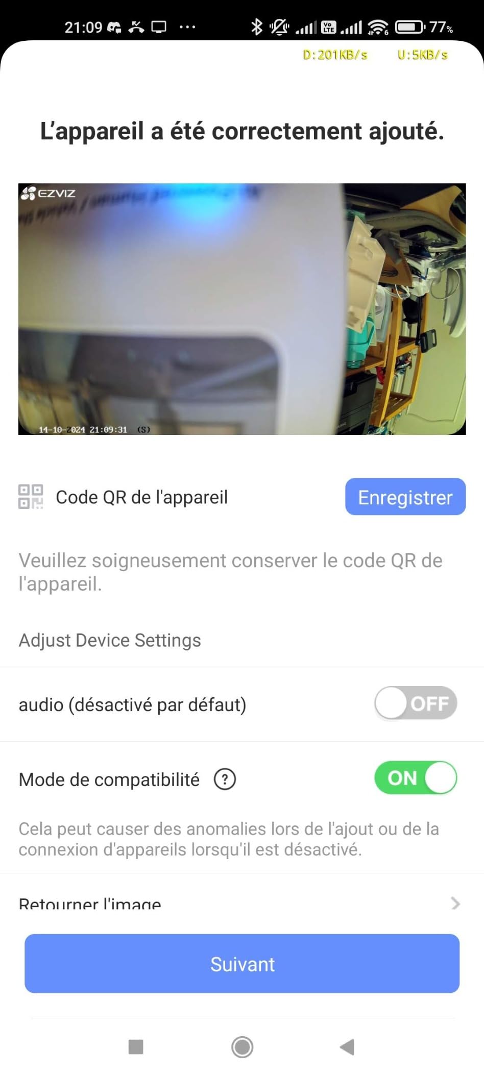 Le suivi automatique est bluffant