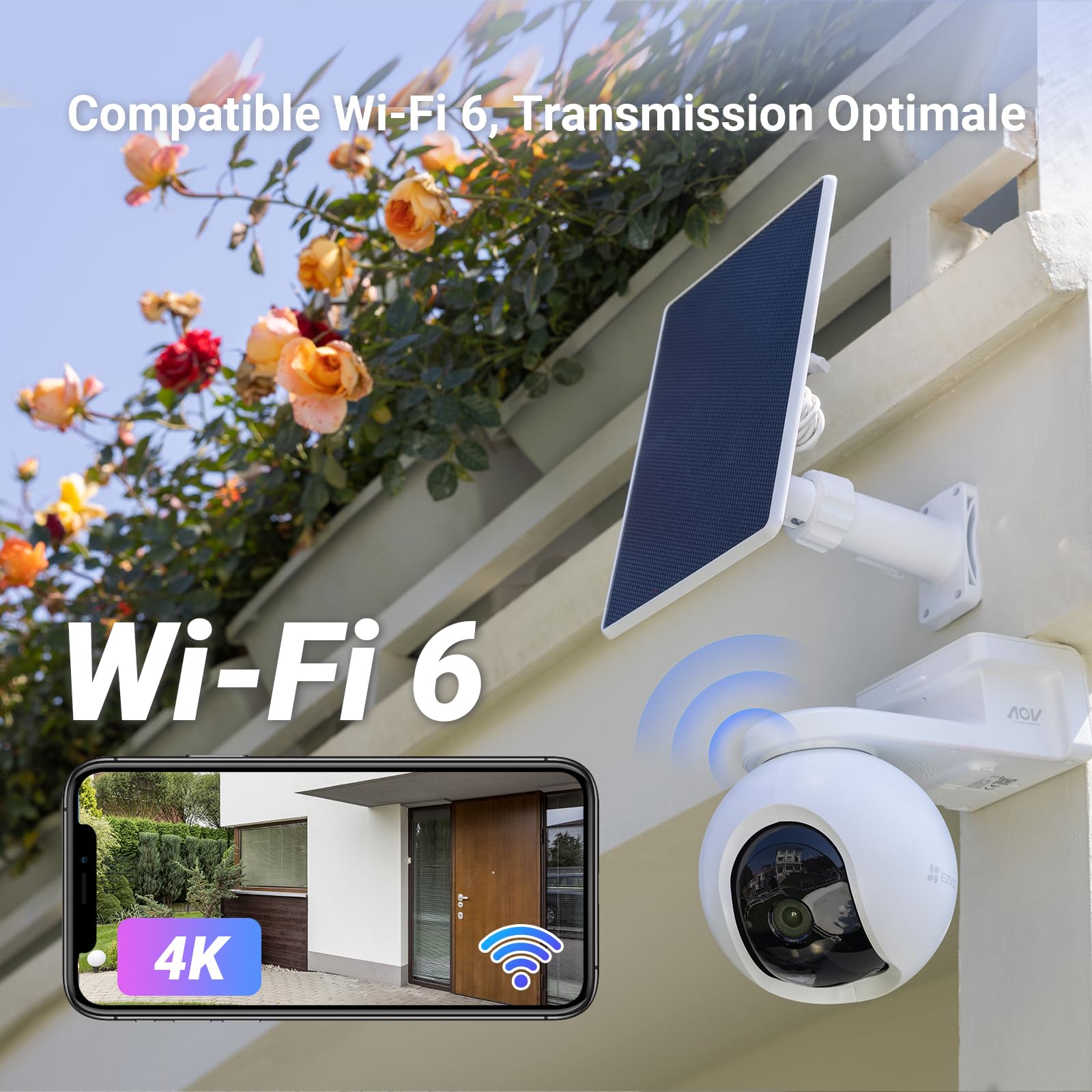 ezviz-cb8-pro-kit-cam-ra-surveillance-wifi-ext-rieure-solaire-4k-sans-fil image 8