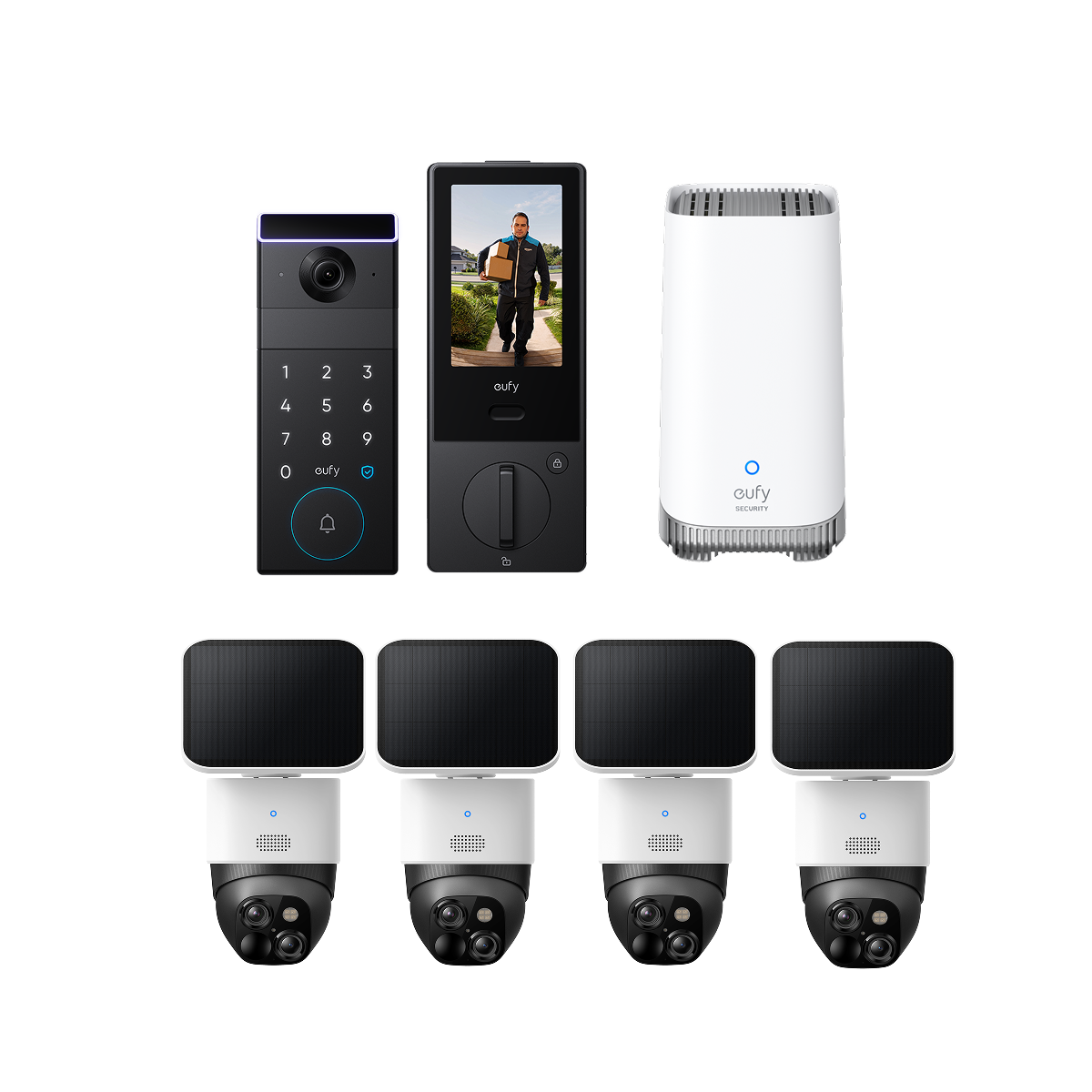 eufy-solocam-s340-pack-4-cam-ras-familock-s3-max-homebase-s380 image 1