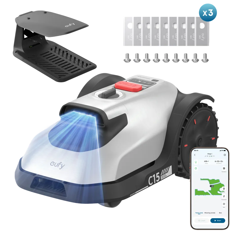eufy-tondeuse-robot-c15-jeu-de-lames-de-rechange-pack image 1