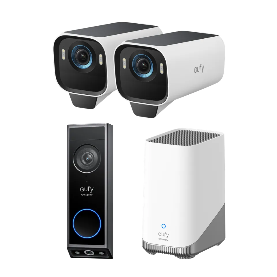 eufycam-s3-pro-kit-2-cam-ras-sonnette-vid-o-e340-batterie image 1