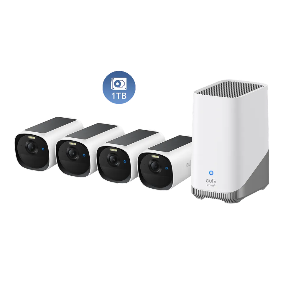 eufy-eufycam-e40-kit-4-cam-ras-2k-homebase-s380-disque-1-to image 1
