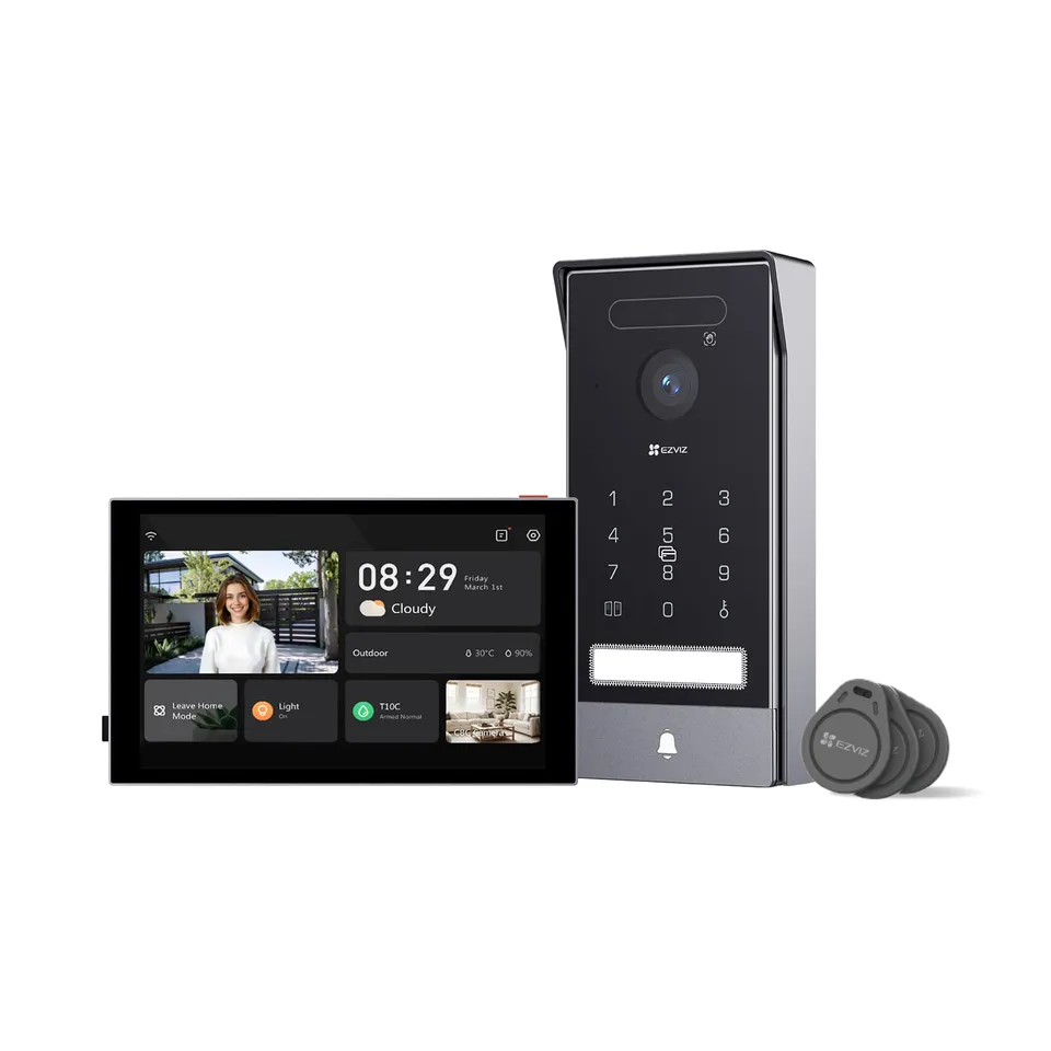 ezviz-hp7-pro-visiophone-filaire-wifi-4k-8mp-cran-8-reconnaissance-3d image 1